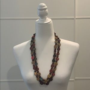Long colorful necklace
